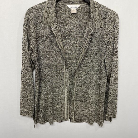 Exclusively Misook Open Front Cardigan Sweater Size XL X-Large Acrylic B335 -4 - Picture 9 of 13